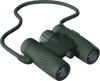 Bushnell A1 binoculars in Cilantro Green color with detachable neck strap on a transparent background.