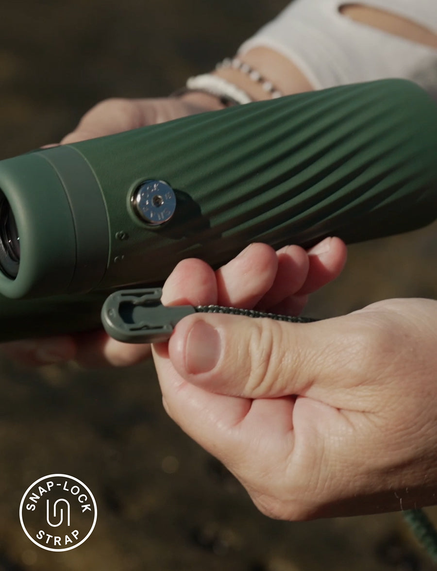 Green binoculars