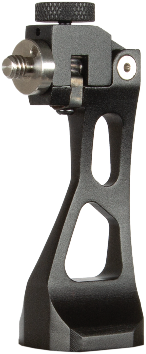 Close up view of Bushnell Tripod Adapter on a transparent background